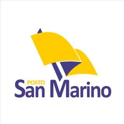 Logotipo do Auto Center San Marino (Centro automotivo, oficina mecânica, venda de lubrificantes e troca de óleo automotivo em Palmas - TO)
