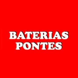 Logotipo da Baterias Pontes (Loja de baterias em Itamaraju - BA)