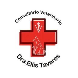 Logotipo do Consultório Dra. Ellis Tavares (Consulta clínica veterinária em Brumado - BA)